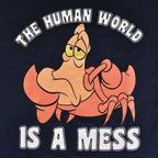 Zdjęcie produktu Arielle - Sebastian Human World is a Mess T-Shirt niebieski