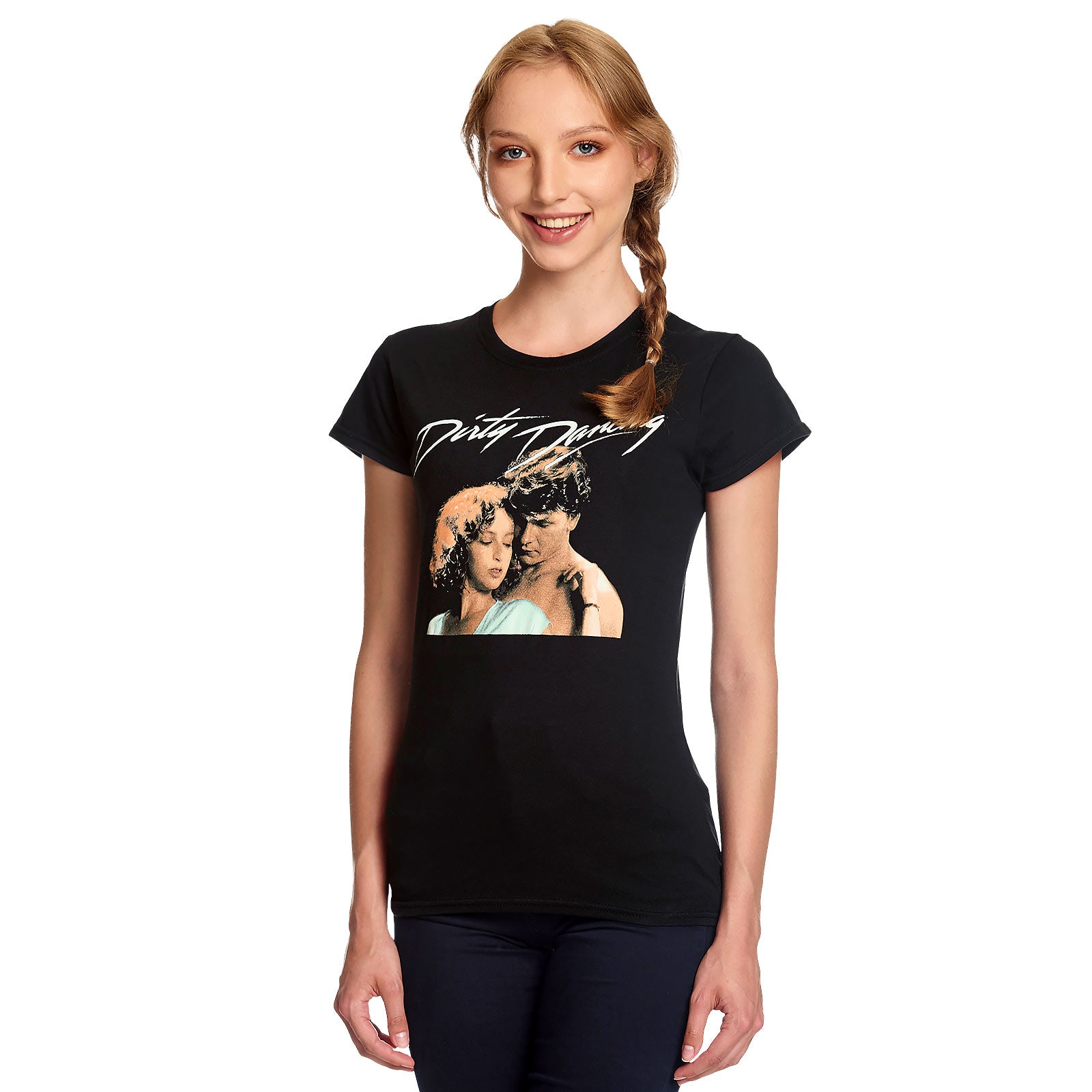 Zdjęcie produktu Dirty Dancing - Baby & Johnny T-Shirt damskie czarne