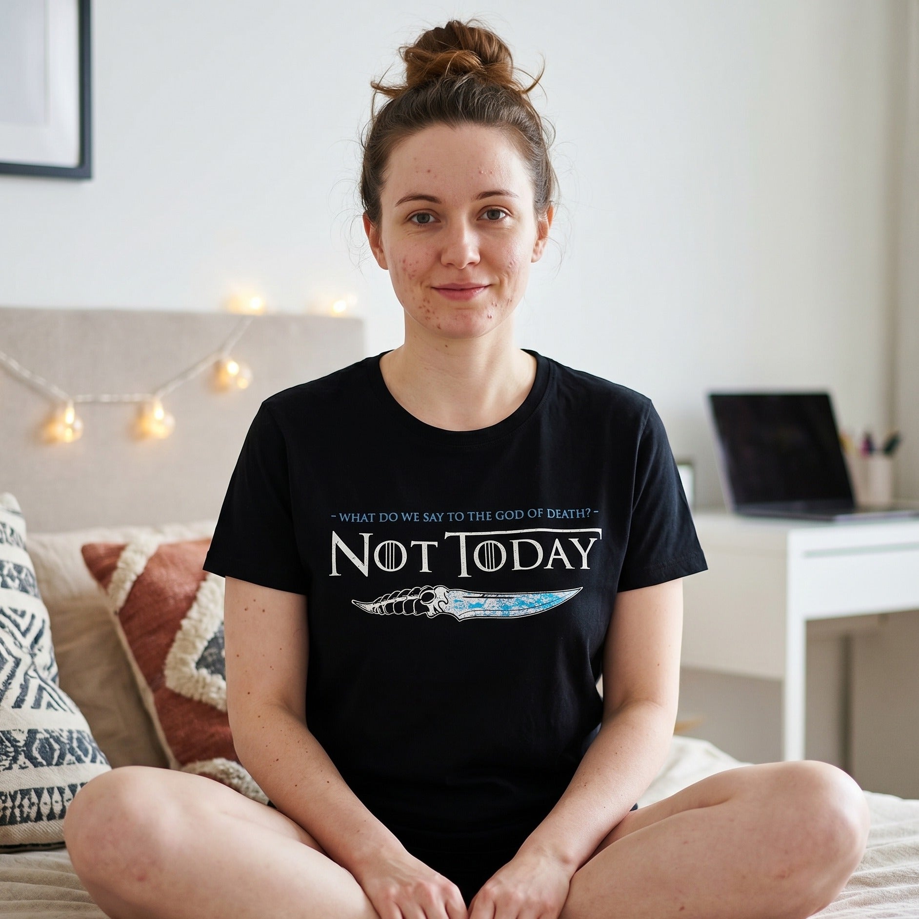 Zdjęcie produktu Koszulka Not Today dla fanów Gry o Tron czarna