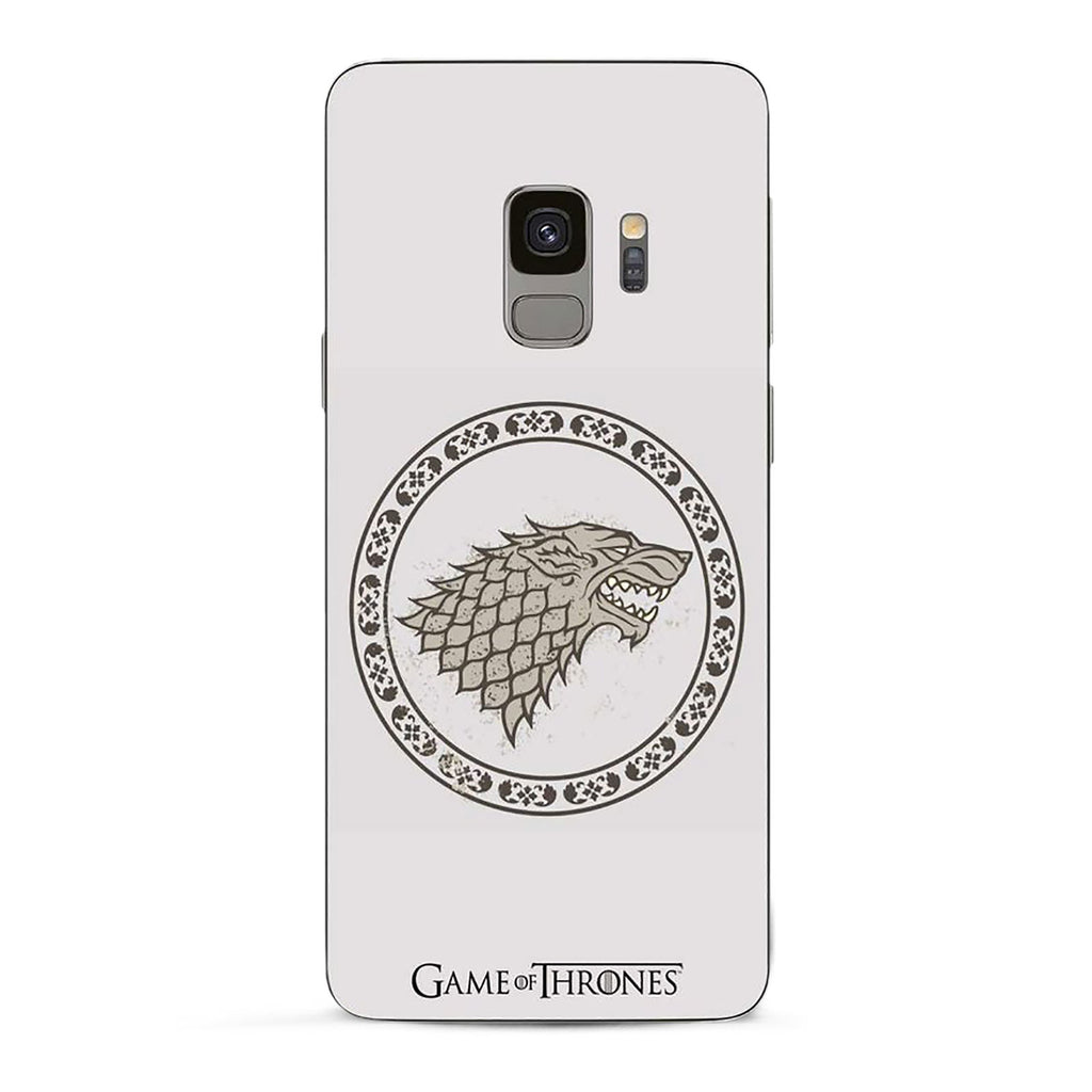 Product image Game of Thrones - Stark Coat of Arms Samsung Galaxy S9 Phone Case Silicone White