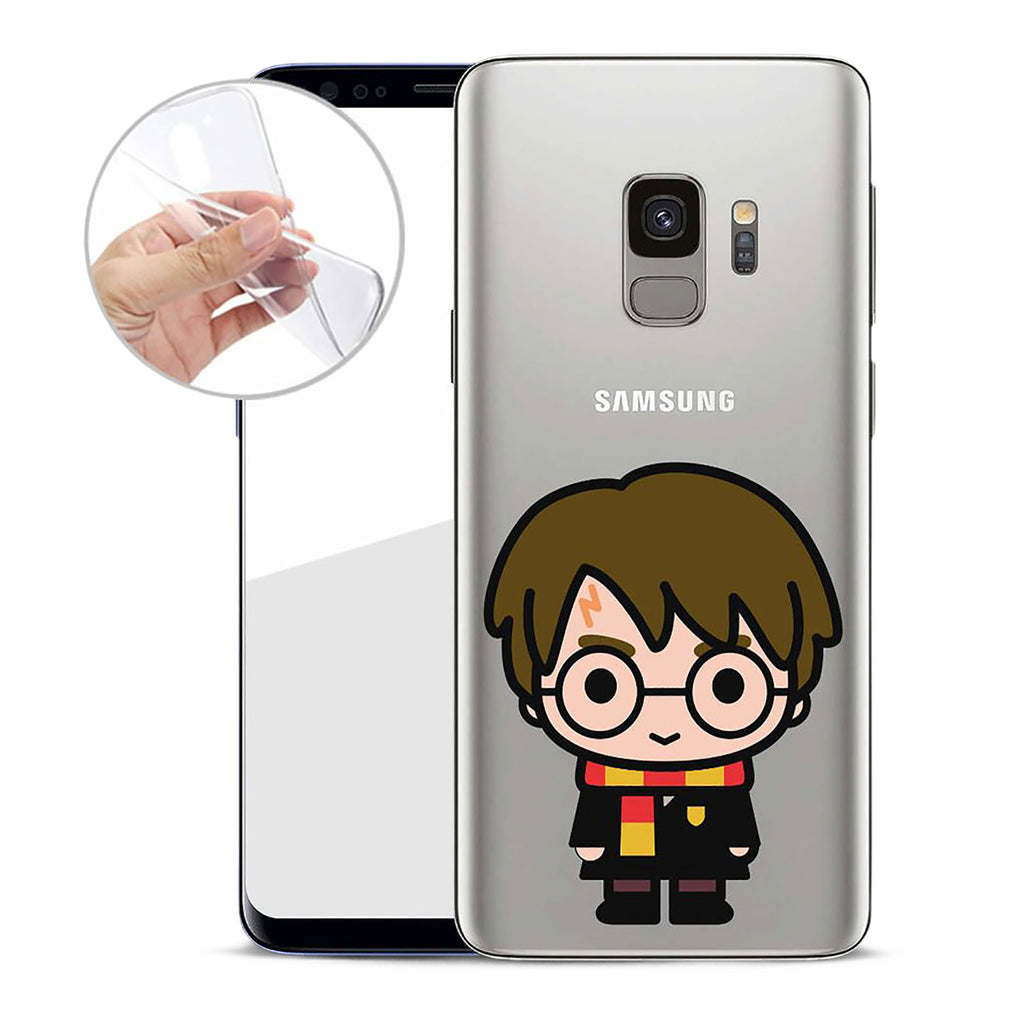 Zdjęcie produktu Harry Potter - Chibi Samsung Galaxy S9 Etui Silikonowe Przezroczyste