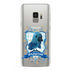 Zdjęcie produktu Harry Potter - Magiczna obudowa na telefon Samsung Galaxy S9 z Ravenclaw, przezroczysta silikonowa