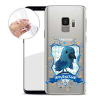 Zdjęcie produktu Harry Potter - Magiczna obudowa na telefon Samsung Galaxy S9 z Ravenclaw, przezroczysta silikonowa