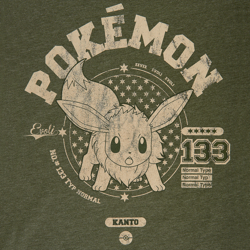 Zdjęcie produktu Pokemon - Evoli T-Shirt zielony