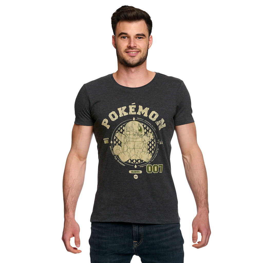 Zdjęcie produktu Pokemon - Szary T-shirt z Wartortle