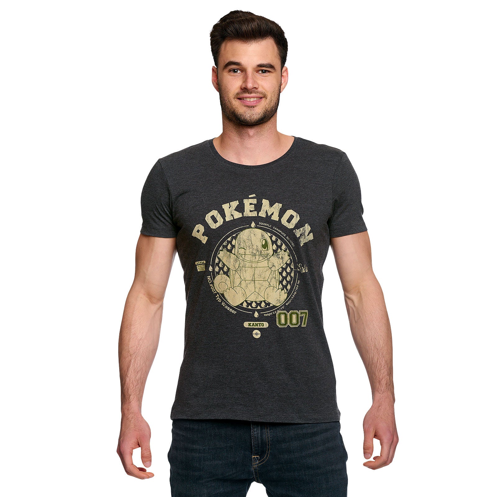 Zdjęcie produktu Pokemon - Szary T-shirt z Wartortle