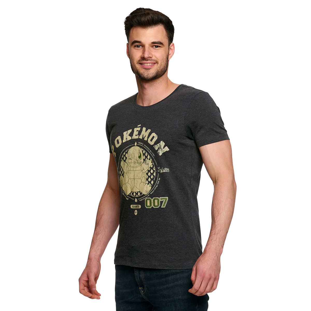 Zdjęcie produktu Pokemon - Szary T-shirt z Wartortle