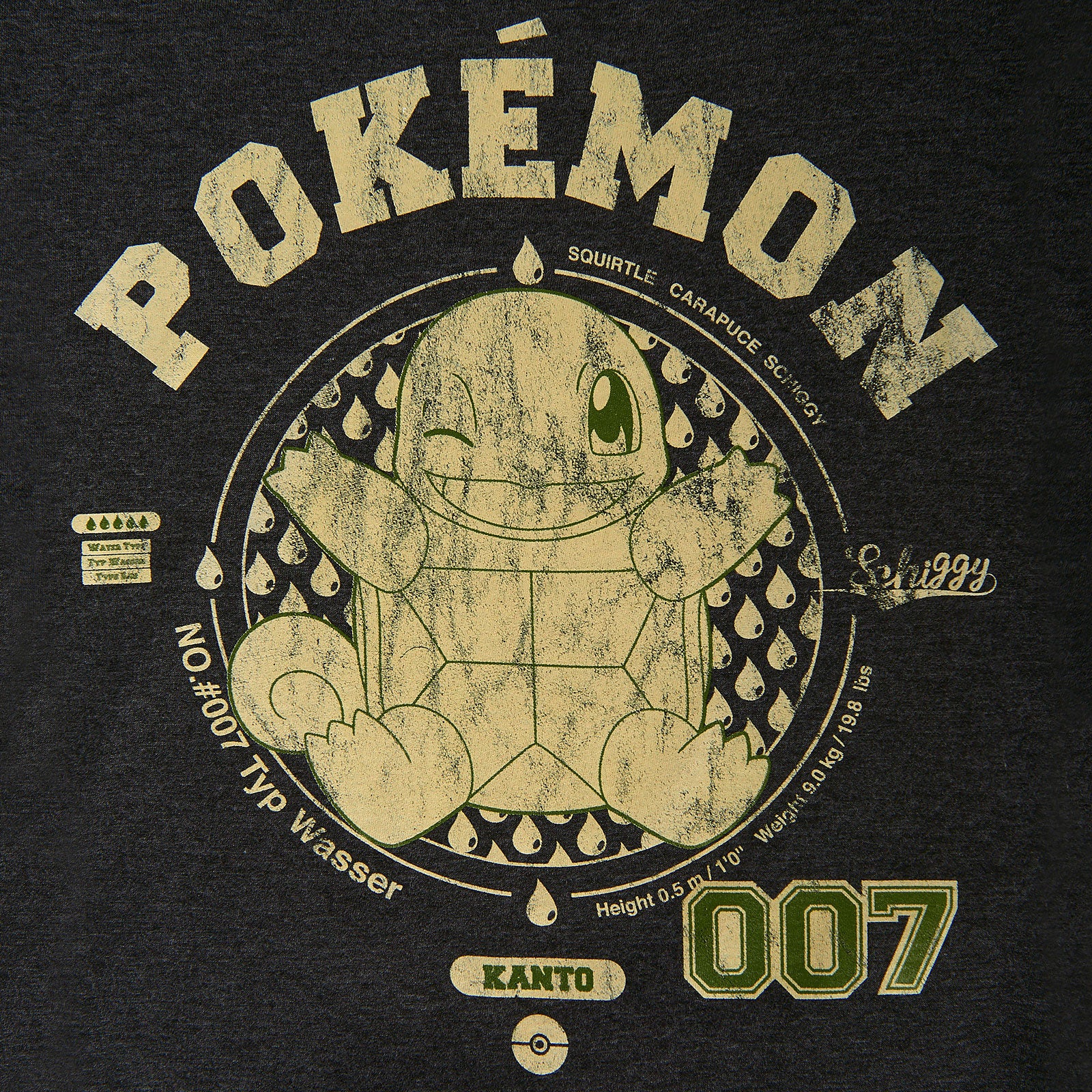 Zdjęcie produktu Pokemon - Szary T-shirt z Wartortle