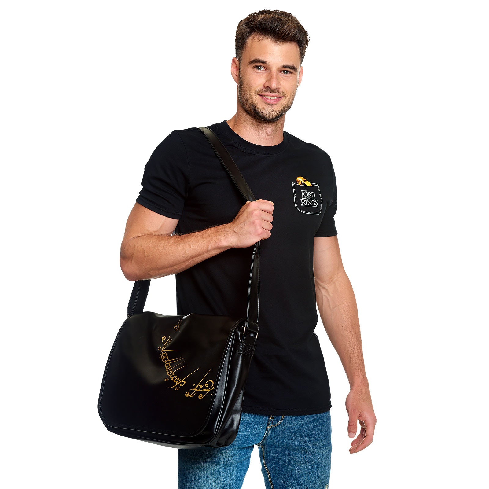 Product image The Lord of the Rings - The One Ring Pocket T-Shirt Black