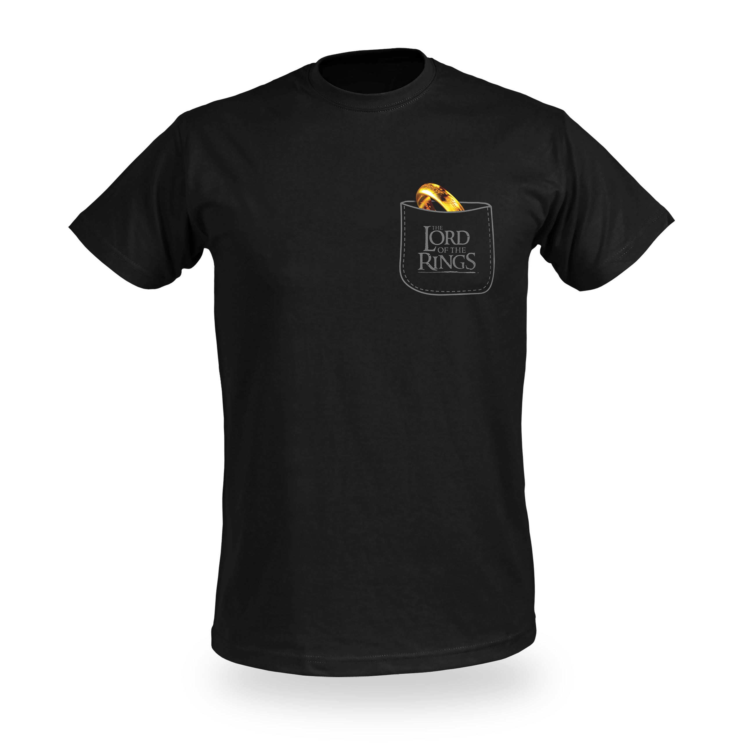 Product image The Lord of the Rings - The One Ring Pocket T-Shirt Black