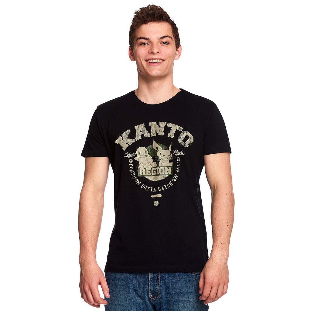 Product image Pokemon - Kanto Region Starter T-Shirt Black