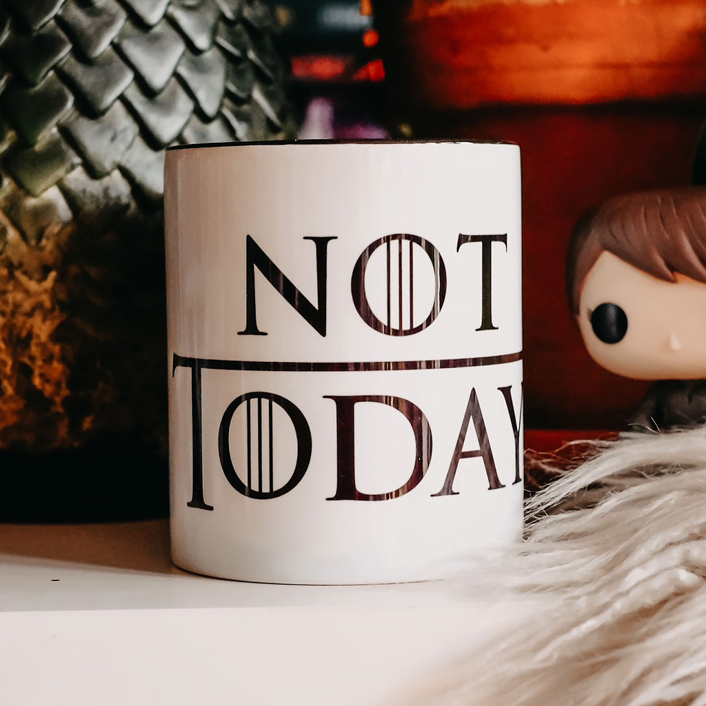 Zdjęcie produktu Kubek Not Today dla fanów Gry o Tron