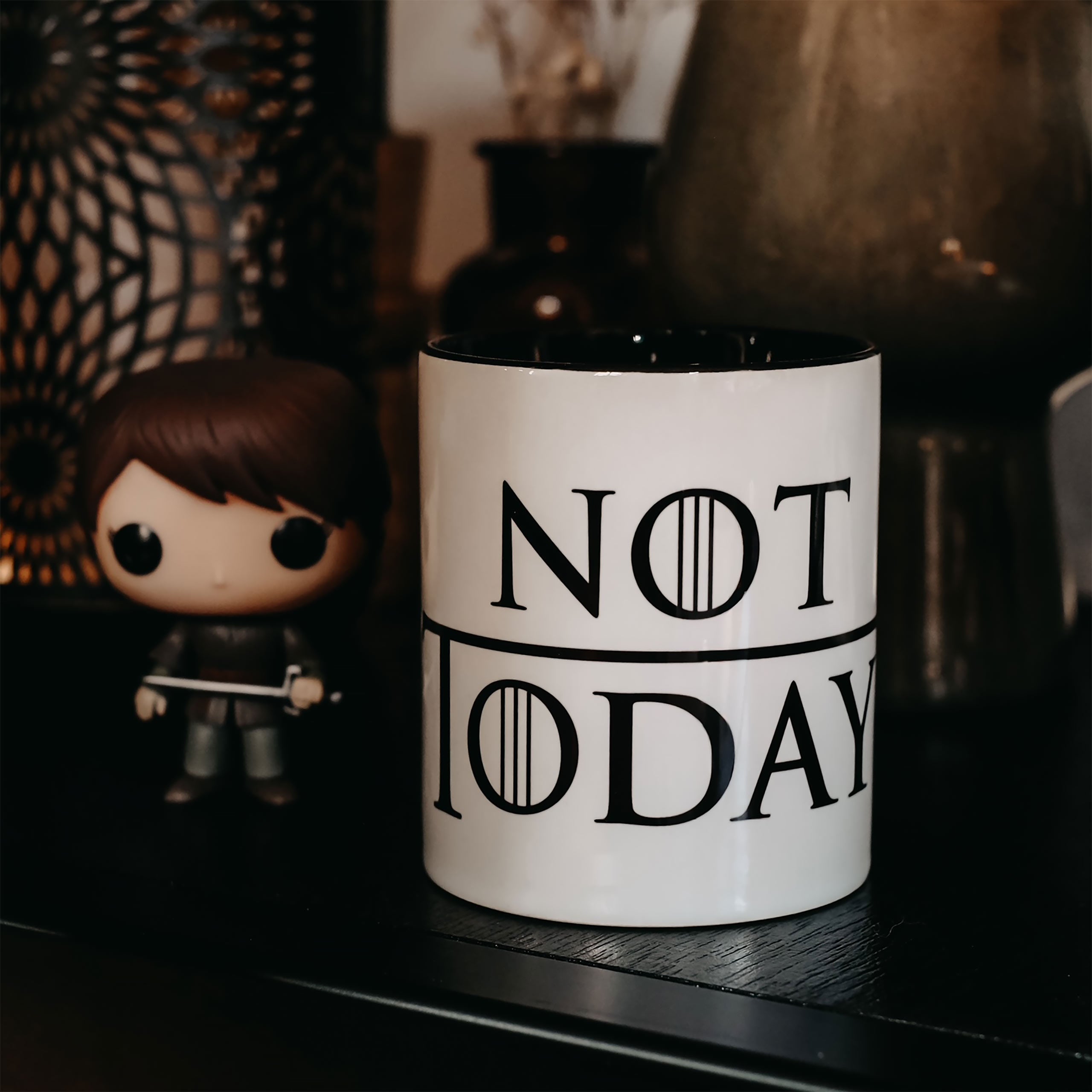 Zdjęcie produktu Kubek Not Today dla fanów Gry o Tron