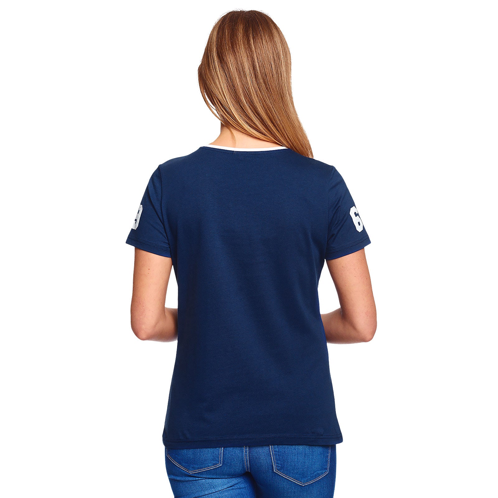 Zdjęcie produktu Ulica Sezamkowa - Oldschool T-Shirt damski niebieski
