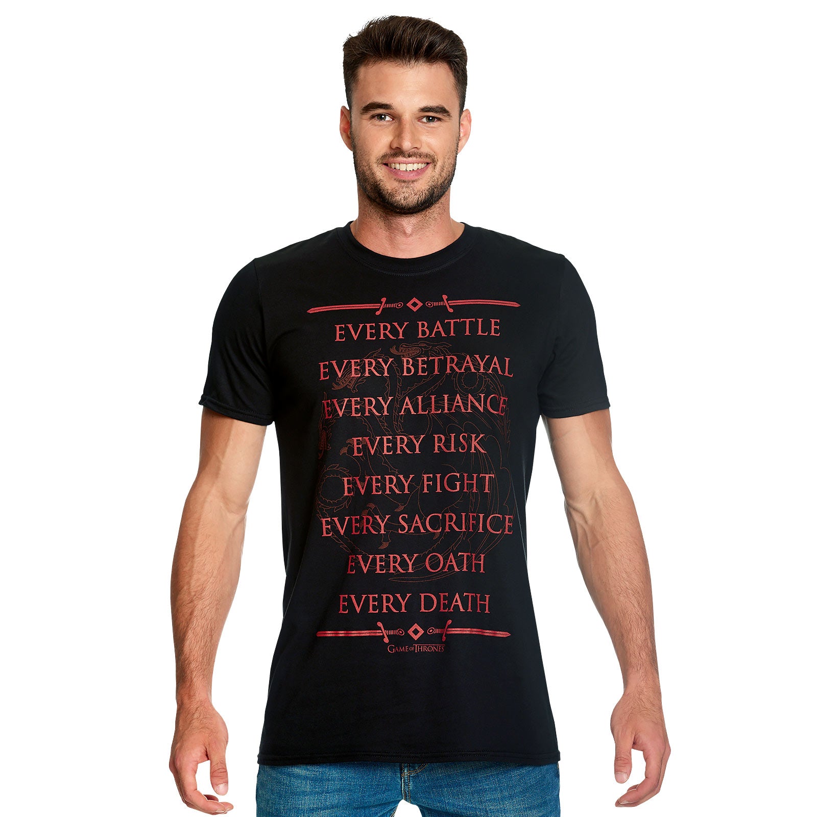 Zdjęcie produktu Targaryen For The Throne T-Shirt czarny - Gra o Tron