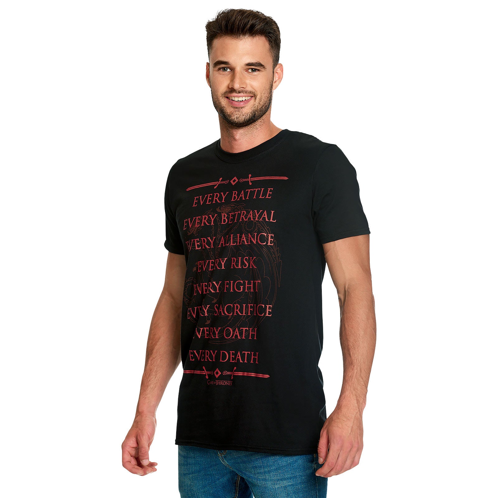 Zdjęcie produktu Targaryen For The Throne T-Shirt czarny - Gra o Tron