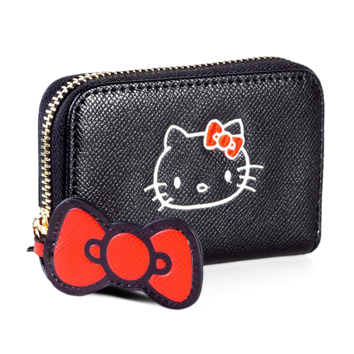 Zdjęcie produktu Hello Kitty - Portmonetka z logo, czarna