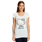 Zdjęcie produktu Hello Kitty - Pastel Kitty T-Shirt damskie białe