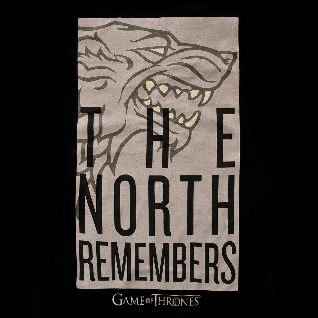 Zdjęcie produktu Gra o Tron - The North Remembers Stark T-Shirt czarny