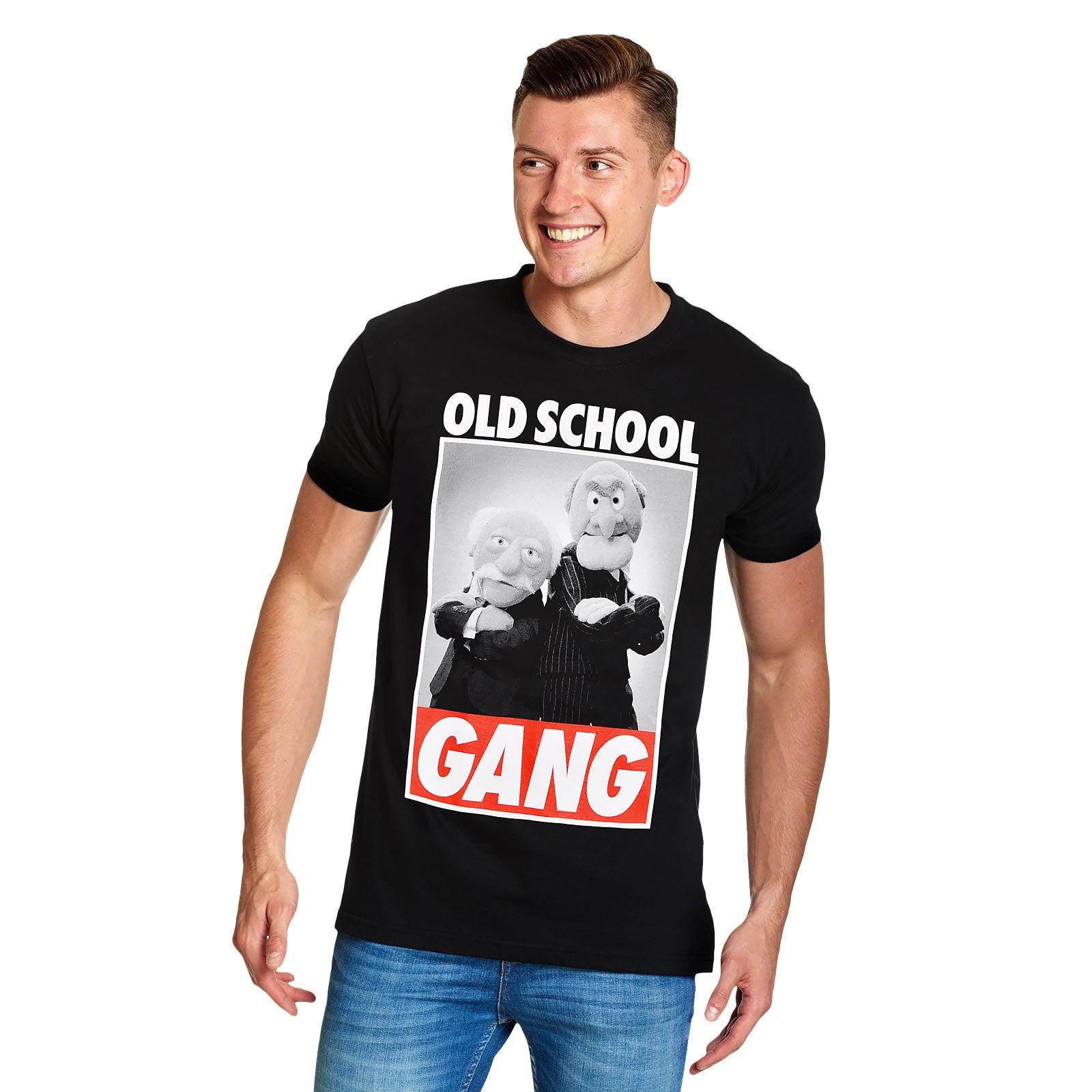 Zdjęcie produktu Muppety - Old School Gang T-Shirt czarne