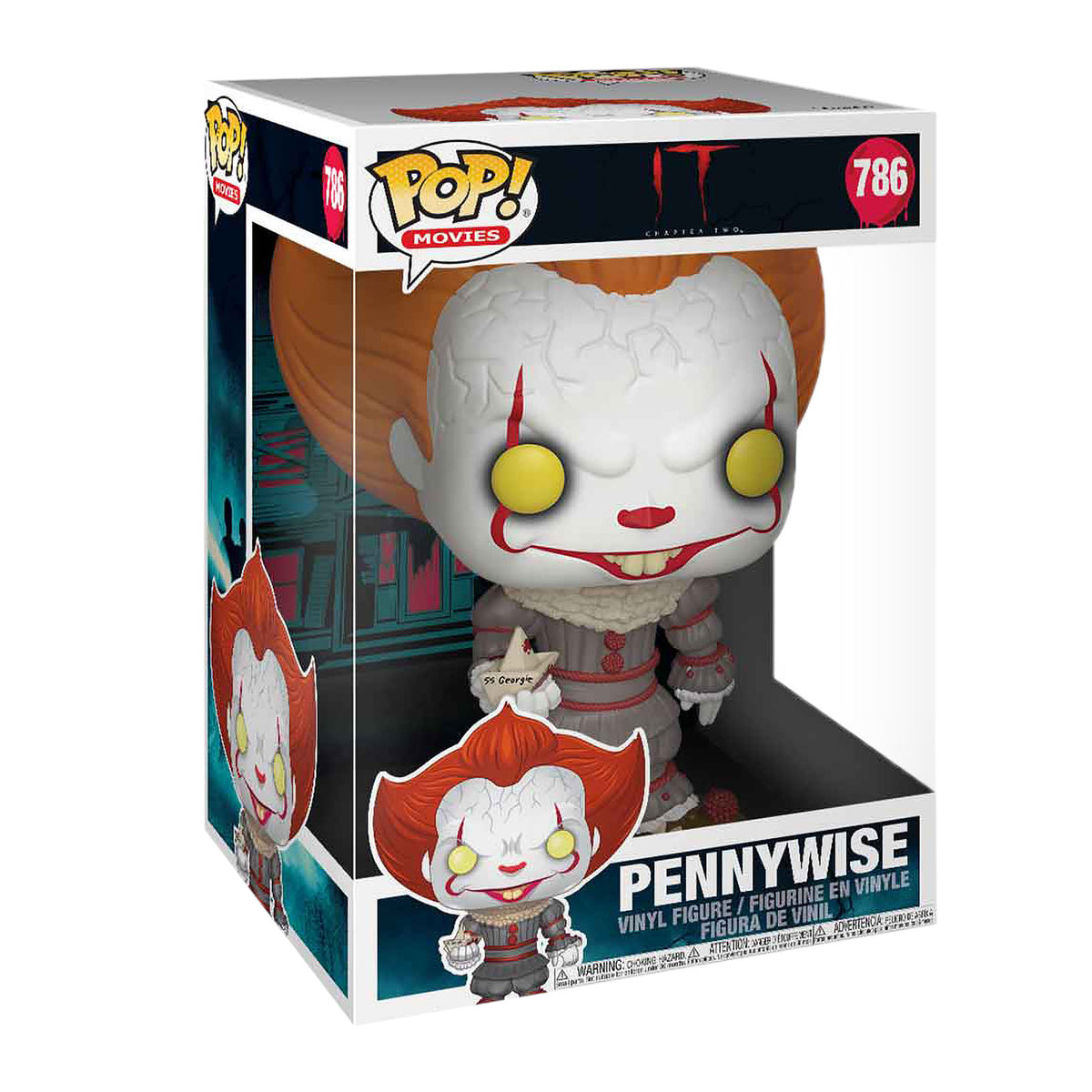 Zdjęcie produktu Stephen Kings TO - Pennywise z łódeczką Funko Pop figurka 25 cm