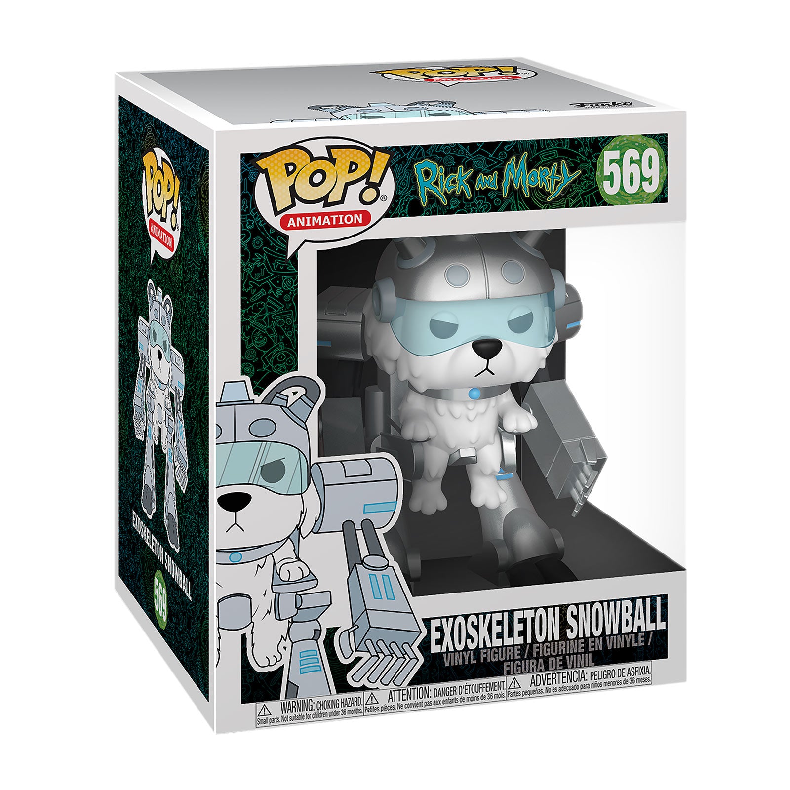 Zdjęcie produktu Rick and Morty - Egzoszkielet Snowball Funko Pop Figurka 14 cm