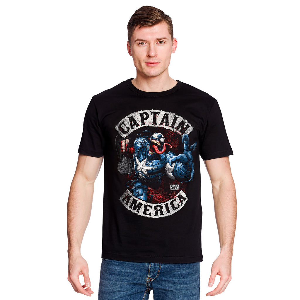 Zdjęcie produktu Captain America - Venomized T-Shirt czarne