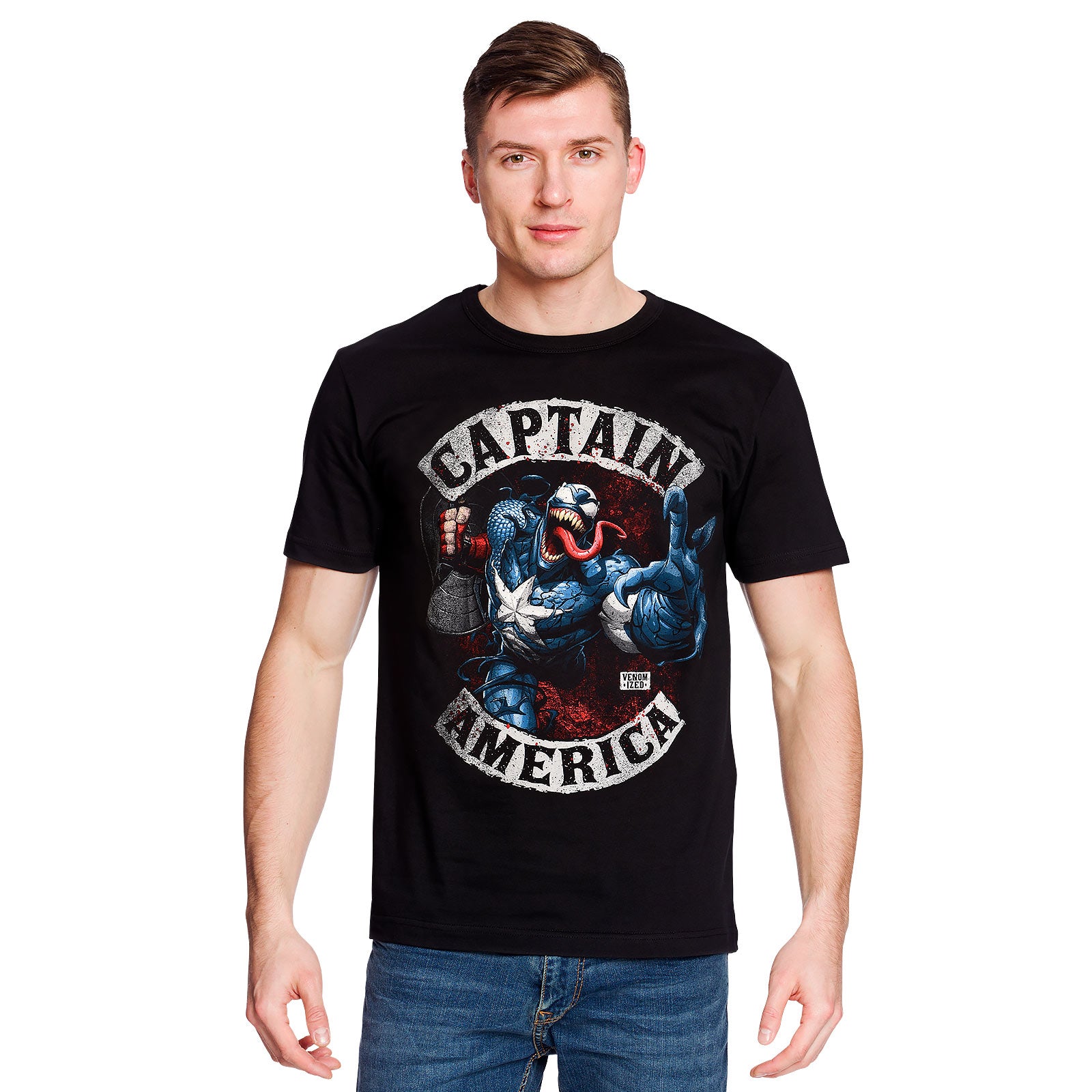 Zdjęcie produktu Captain America - Venomized T-Shirt czarne