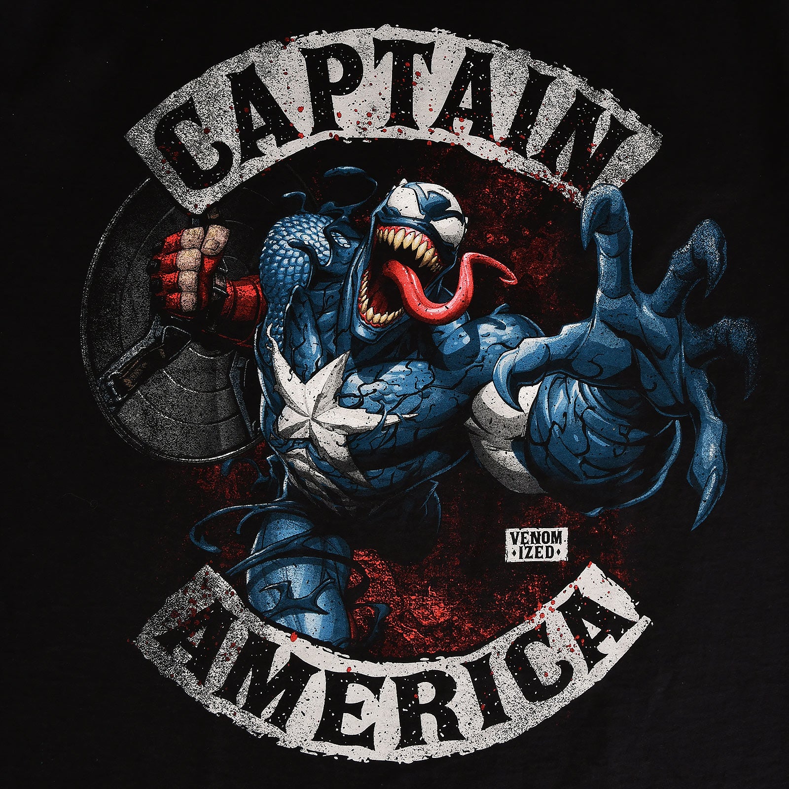 Zdjęcie produktu Captain America - Venomized T-Shirt czarne