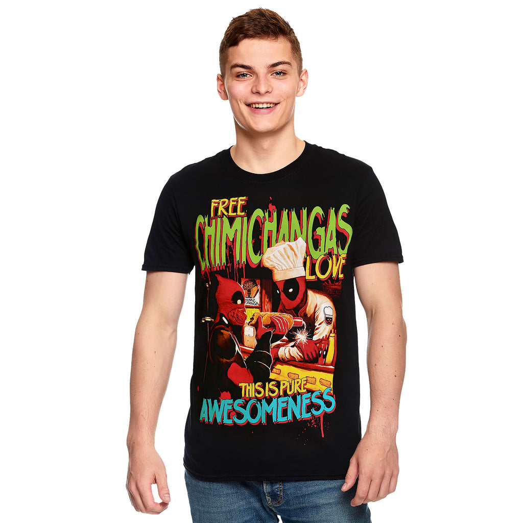 Zdjęcie produktu Deadpool - Chimichangas Love T-Shirt czarne
