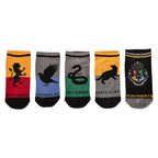 Zdjęcie produktu Harry Potter - Zestaw 5 par skarpetek typu sneaker z motywem Hogwartu