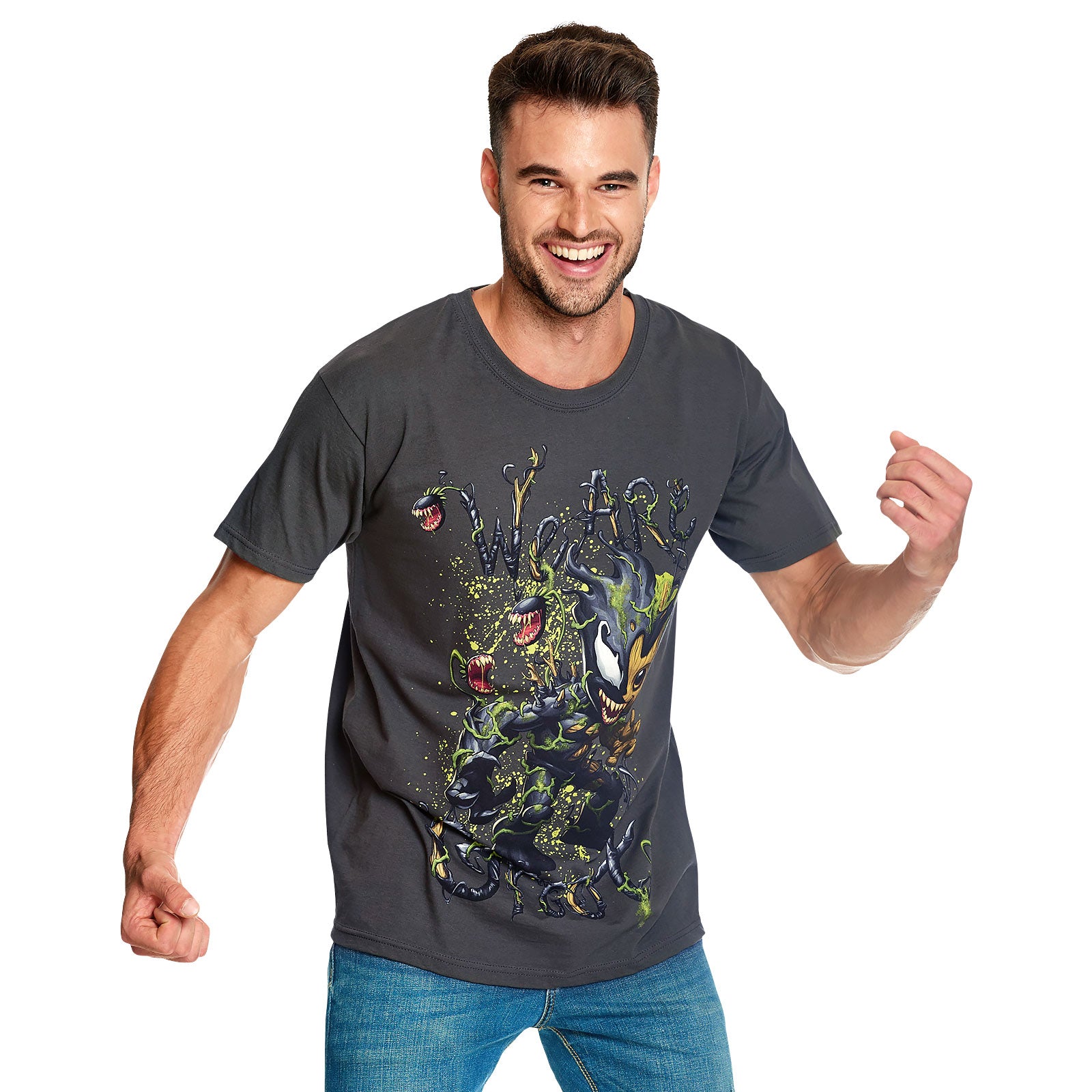Zdjęcie produktu Guardians of the Galaxy - Venomized Groot T-Shirt szary