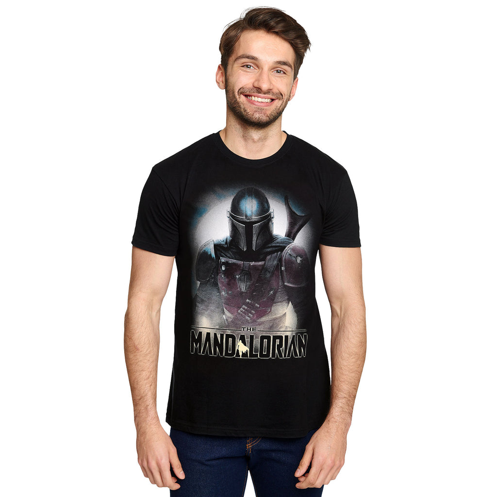 Zdjęcie produktu The Mandalorian Fighter T-Shirt czarne - Star Wars