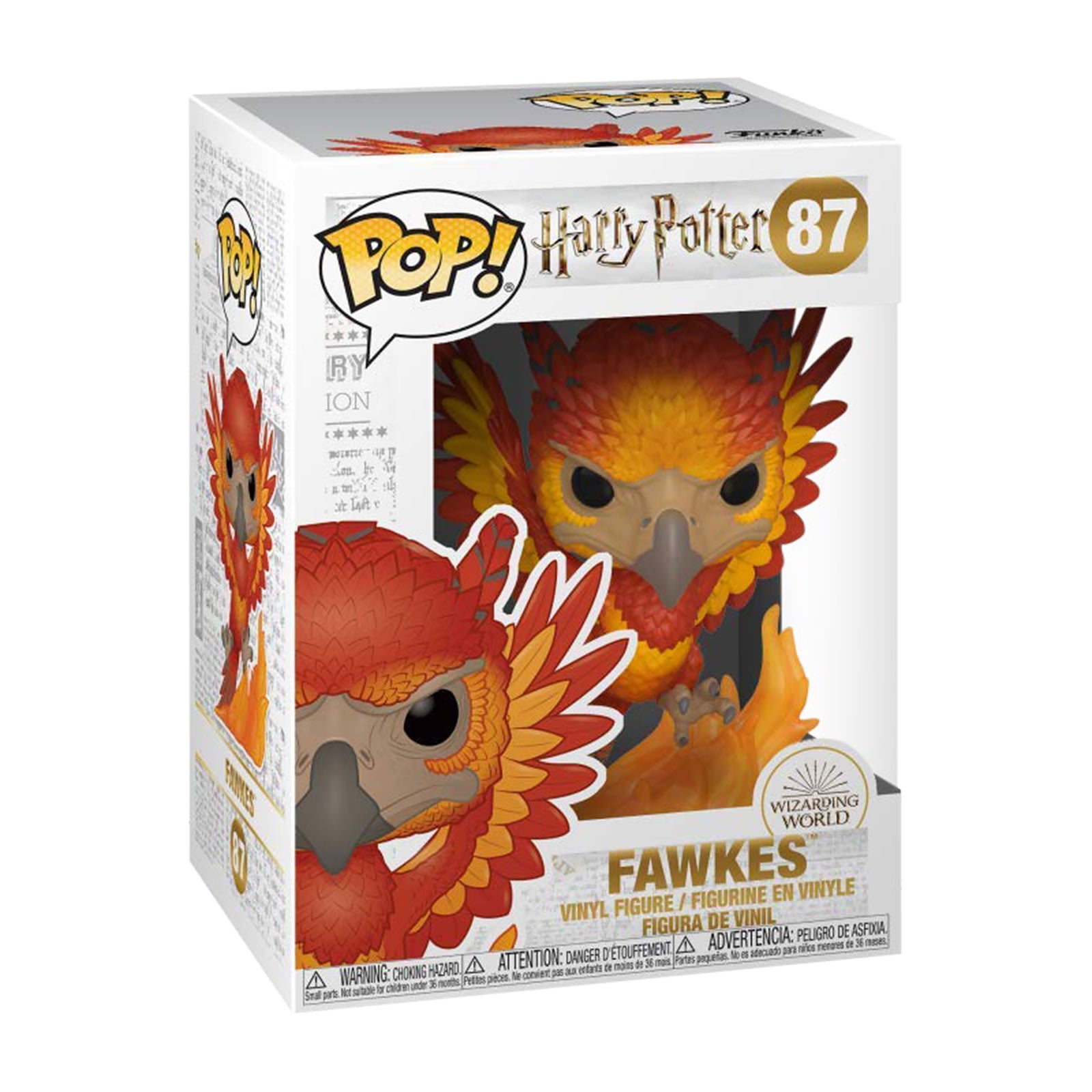Zdjęcie produktu Harry Potter - Fawkes z płomieniami Funko Pop Figurka