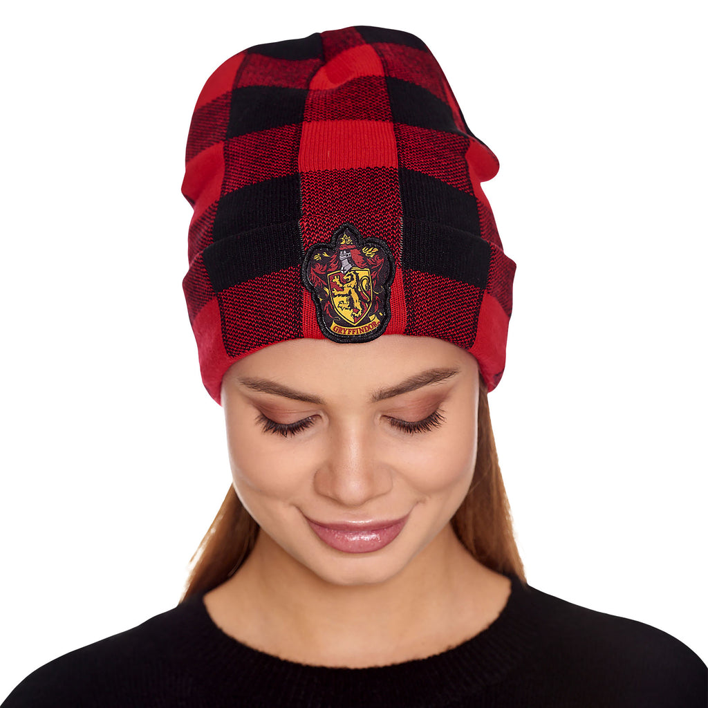 Zdjęcie produktu Harry Potter - Gryffindor Herb Kraciasta Czapka