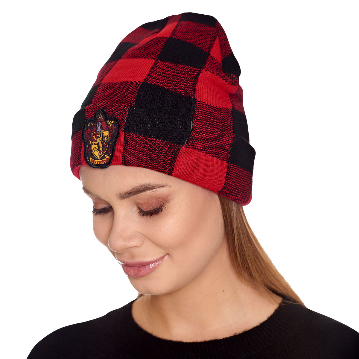 Zdjęcie produktu Harry Potter - Gryffindor Herb Kraciasta Czapka