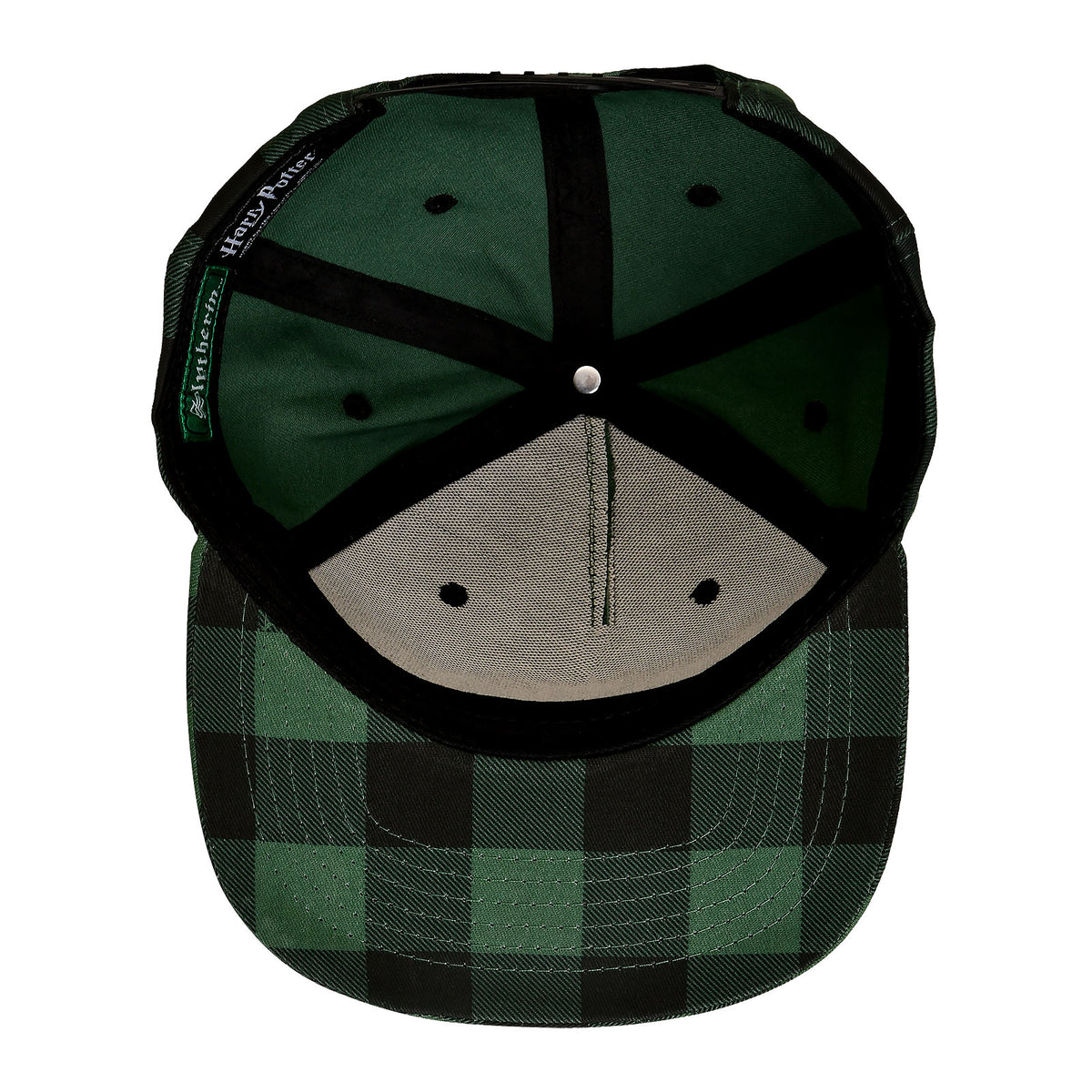 Zdjęcie produktu Harry Potter - Slytherin Herb Karo Snapback Czapka