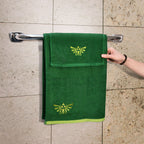 Zdjęcie produktu Zelda - Ręczniki z logo Hyrule z myjką 3-częściowy zestaw