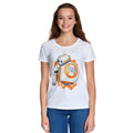 Zdjęcie produktu Star Wars - Rolling Droids T-Shirt damski biały