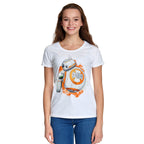 Zdjęcie produktu Star Wars - Rolling Droids T-Shirt damski biały