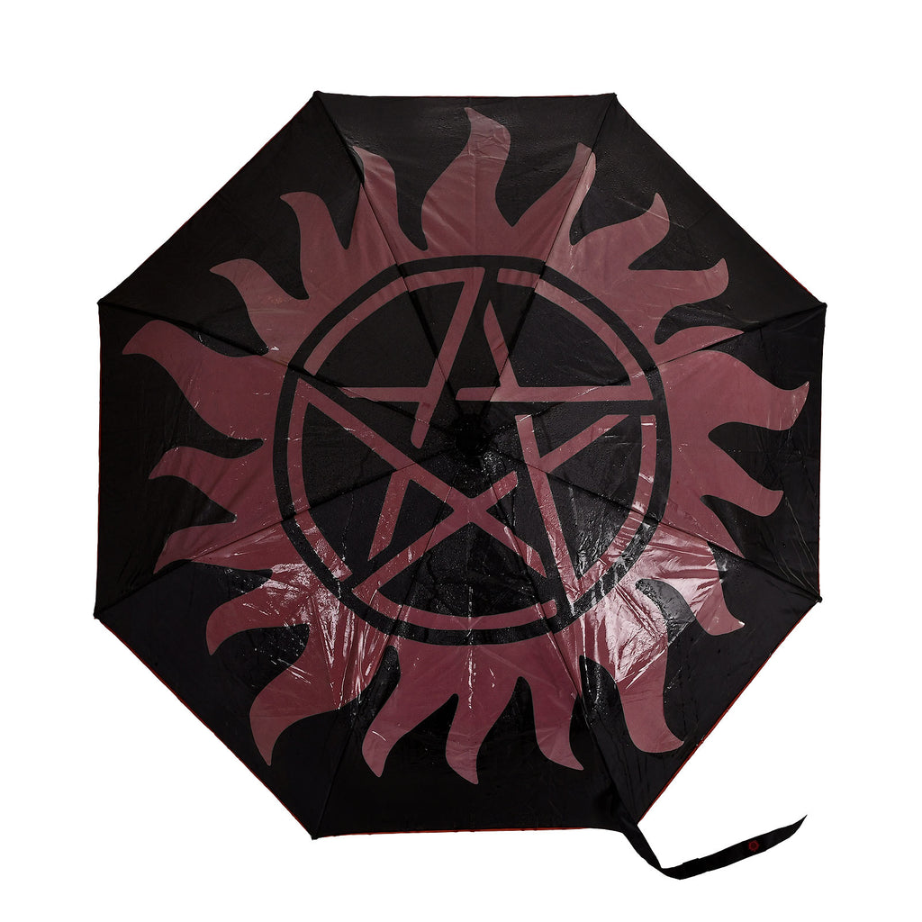 Zdjęcie produktu Supernatural - Parasol z symbolem ochronnym przed opętaniem z efektem aqua