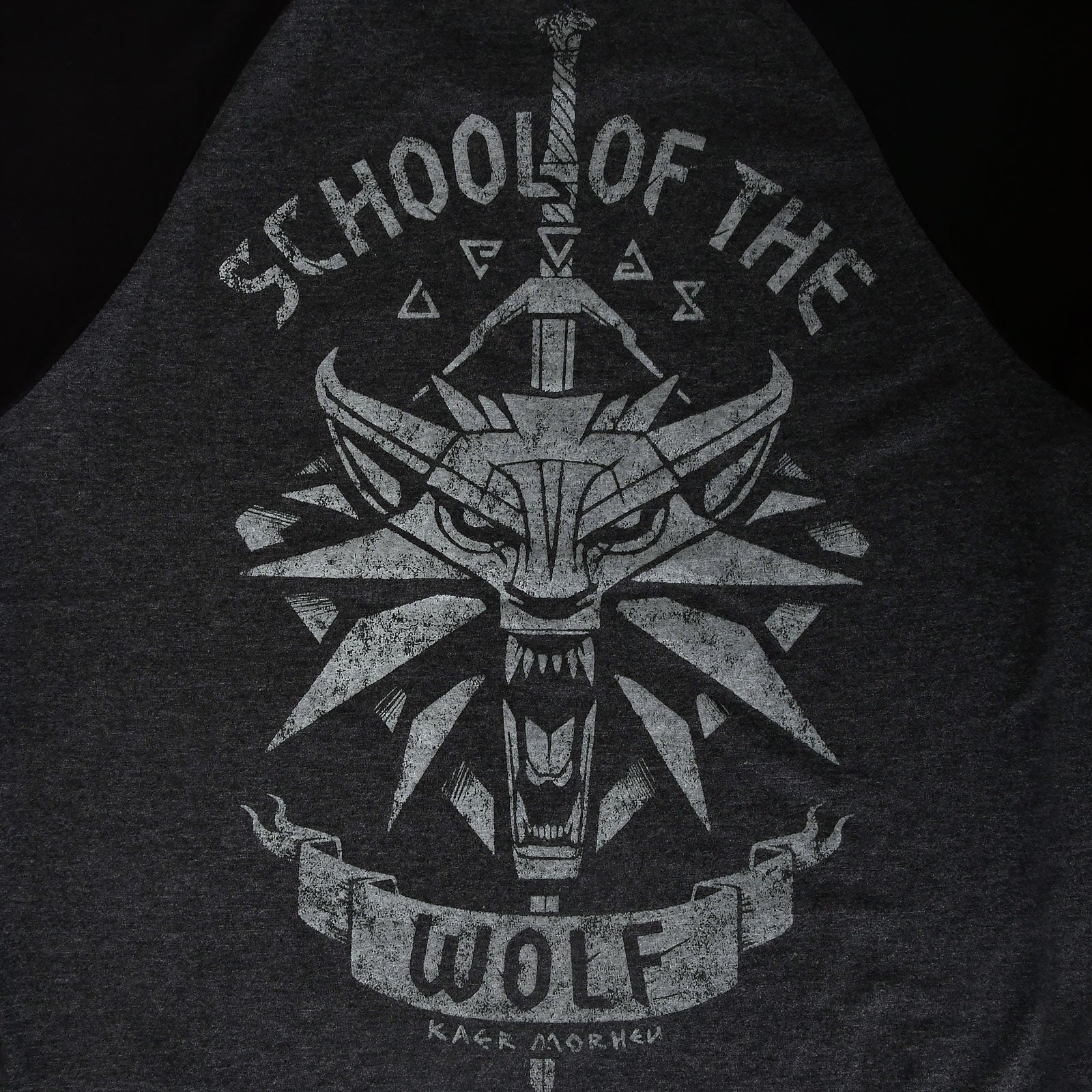 Zdjęcie produktu Witcher - School of the Wolf T-Shirt szary