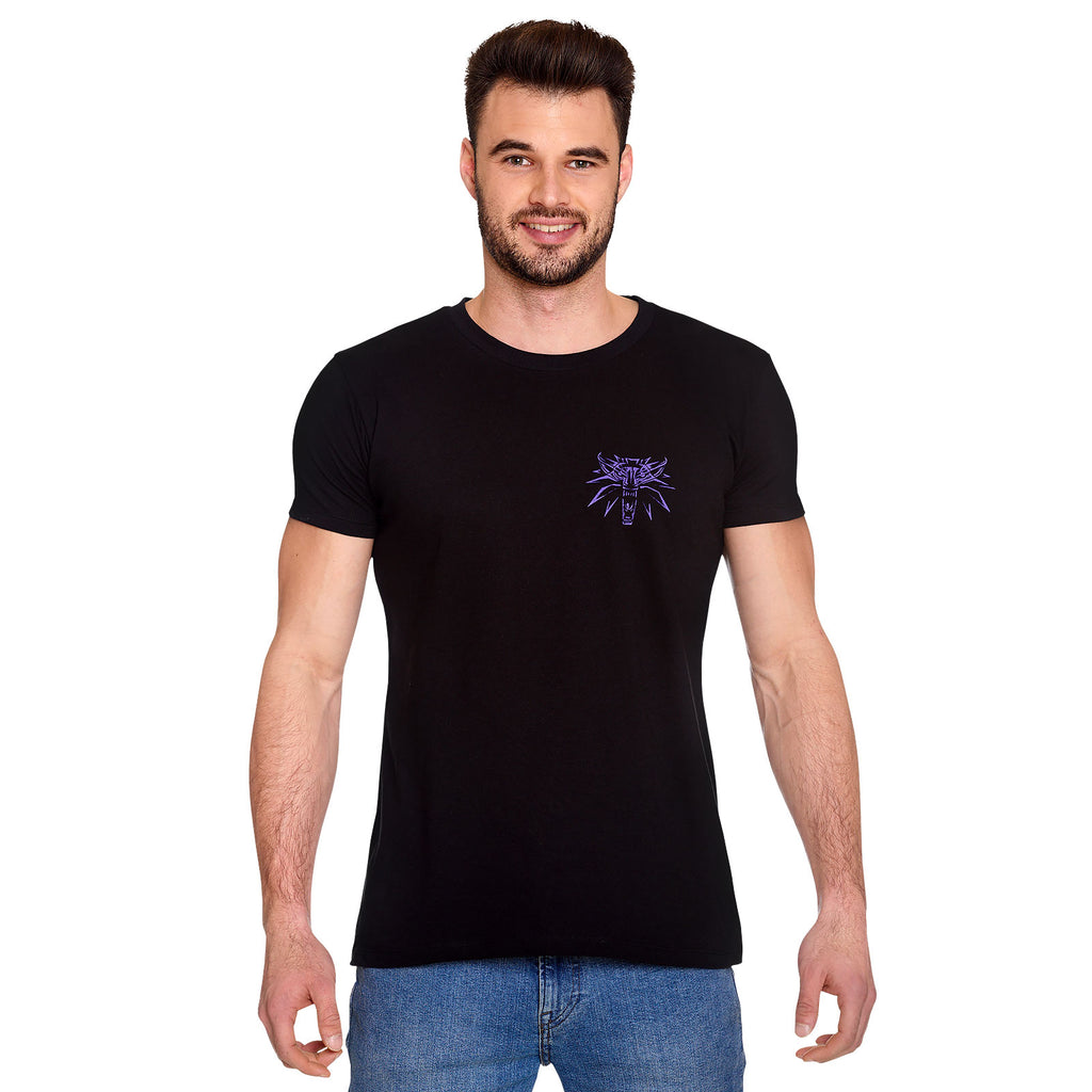 Zdjęcie produktu Wiedźmin - Geralt Rzeźnik z Blaviken Glow in the Dark Koszulka czarna