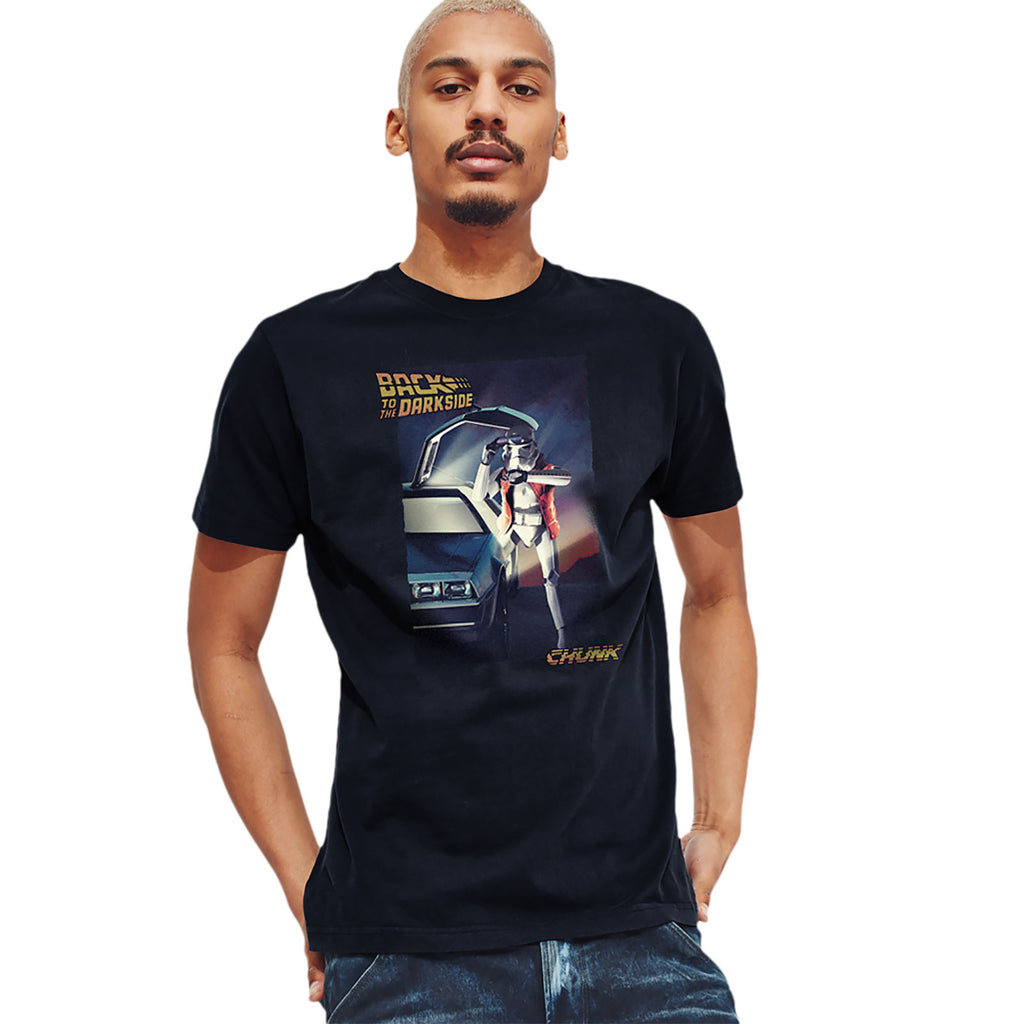 Zdjęcie produktu Back to the Dark Side T-Shirt dla fanów Star Wars niebieski