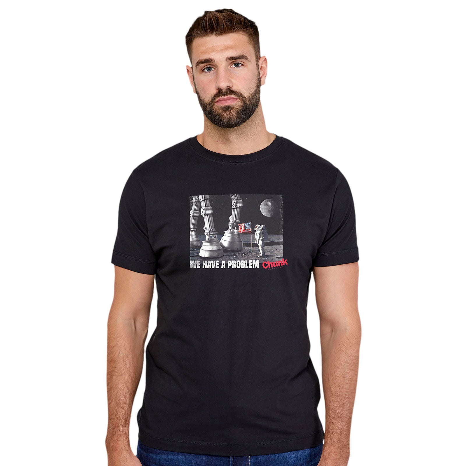 Product image Houston We Have a Problem T-Shirt for Star Wars Fans Black