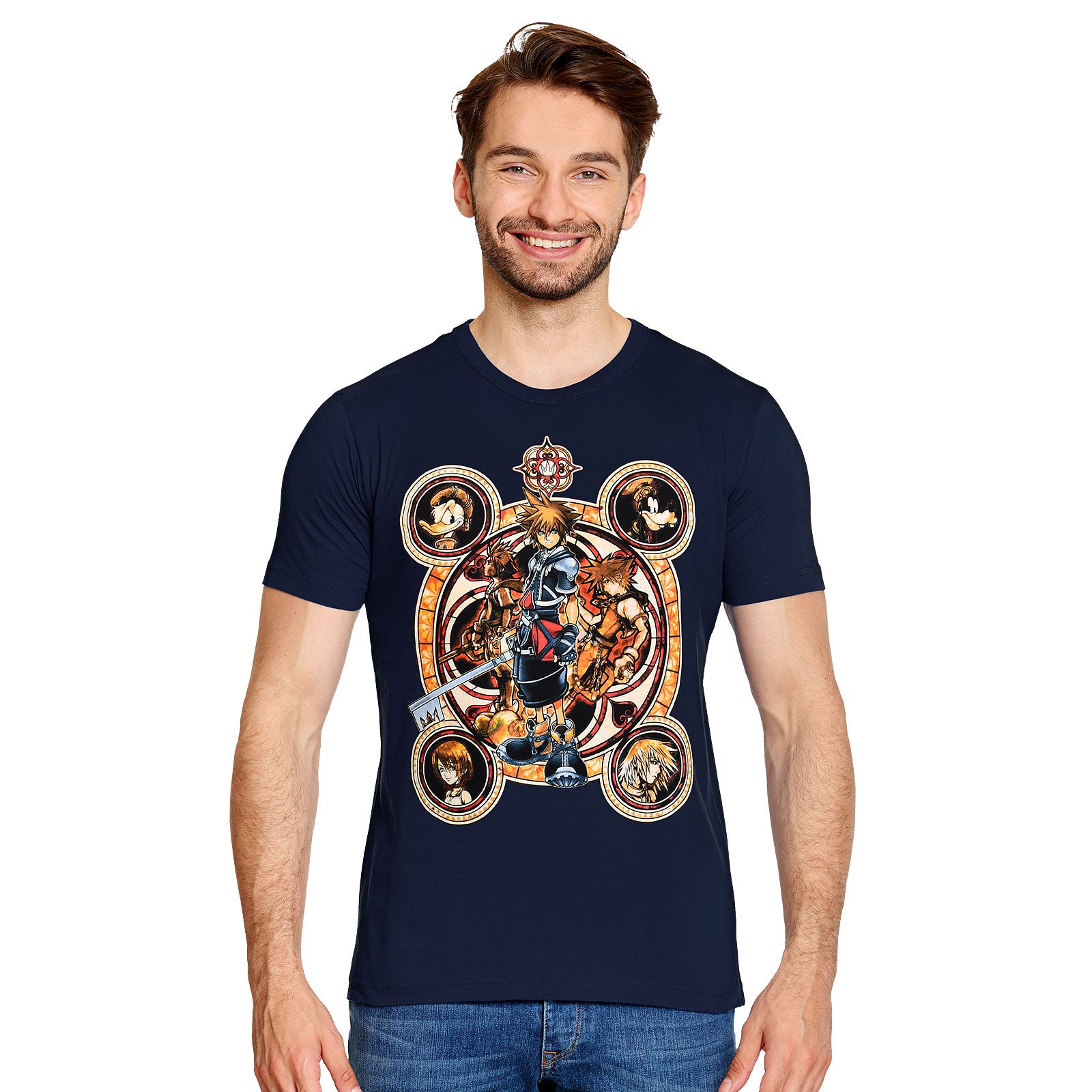 Zdjęcie produktu Kingdom Hearts - Characters T-Shirt niebieski