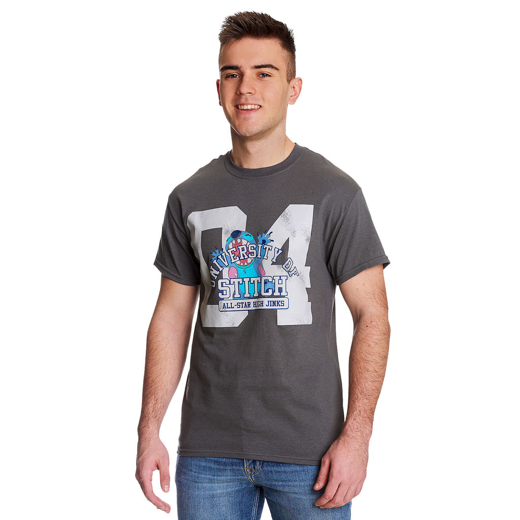 Zdjęcie produktu Lilo & Stitch - University of Stitch T-Shirt szary