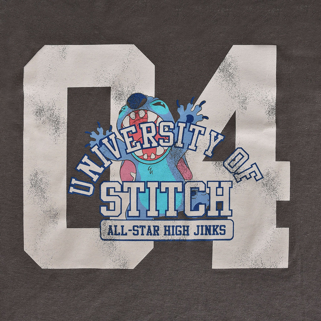 Zdjęcie produktu Lilo & Stitch - University of Stitch T-Shirt szary