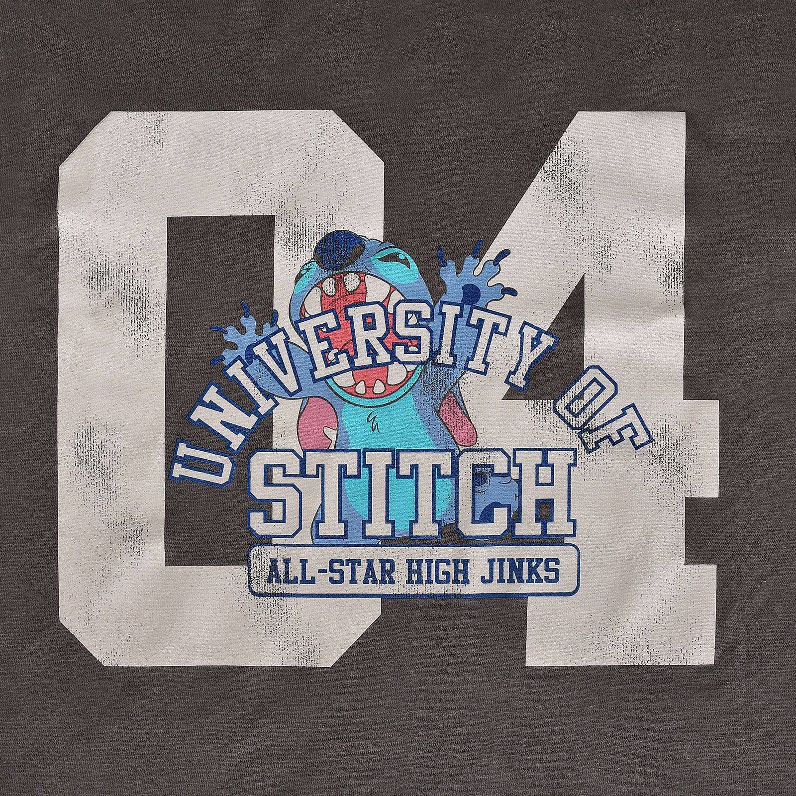 Zdjęcie produktu Lilo & Stitch - University of Stitch T-Shirt szary