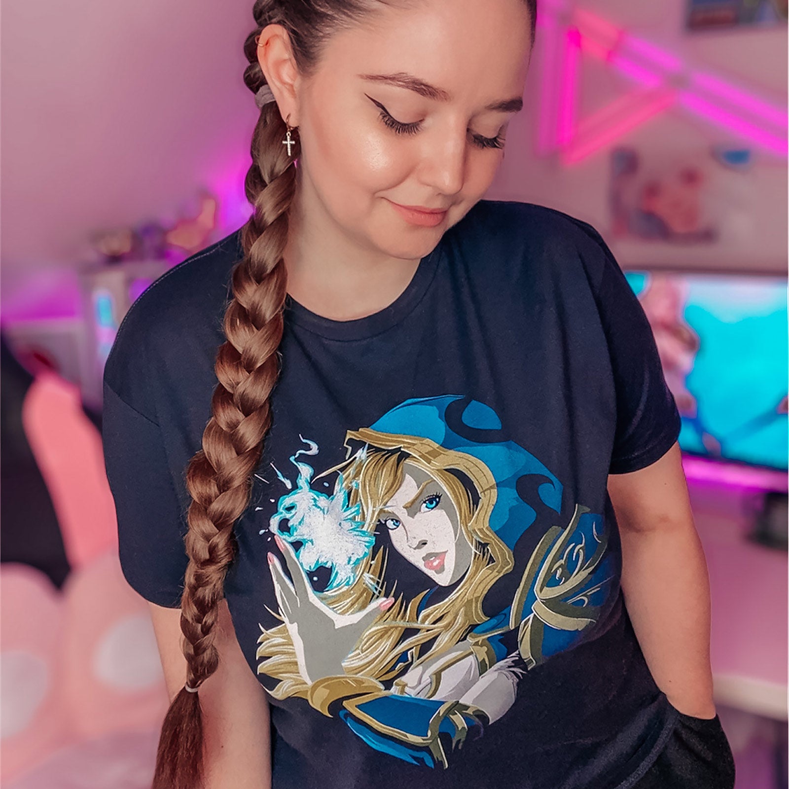 Zdjęcie produktu World of Warcraft - Jaina Proudmoore T-Shirt niebieski